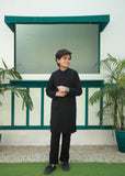 Charcoal Black Kurta Trouser AH 072