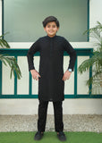 Charcoal Black Kurta Trouser AH 072