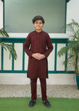 Maroon Kurta Trouser AH 075