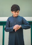 Slate Blue Kurta Trouser AH 079