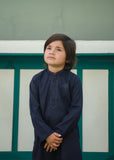 Prussian Blue Kurta Trouser AH 082