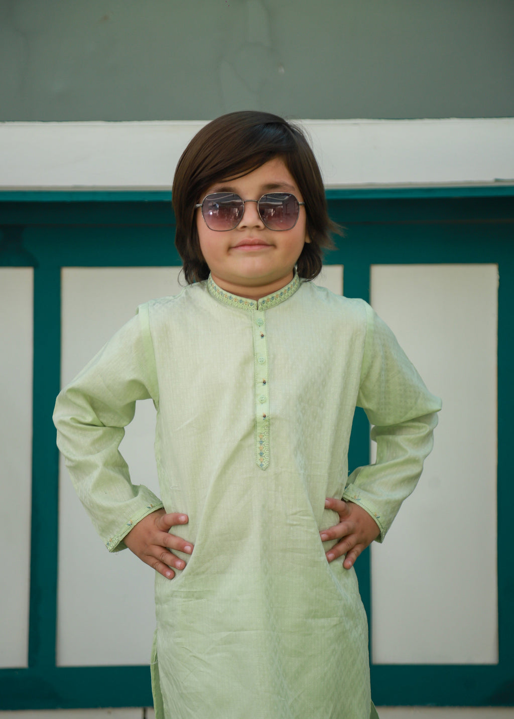Pistachio Green Kurta Trouser AH 083