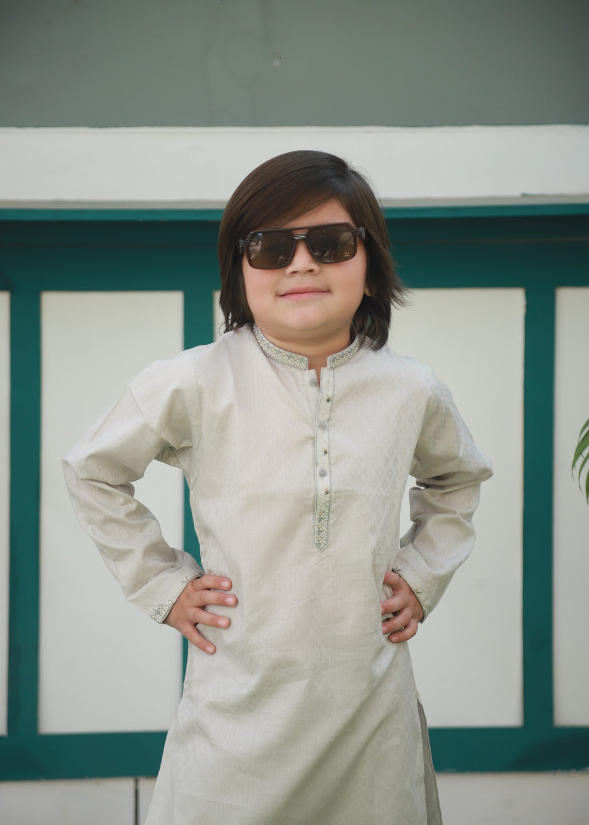 Sage Green Kurta Trouser AH 086