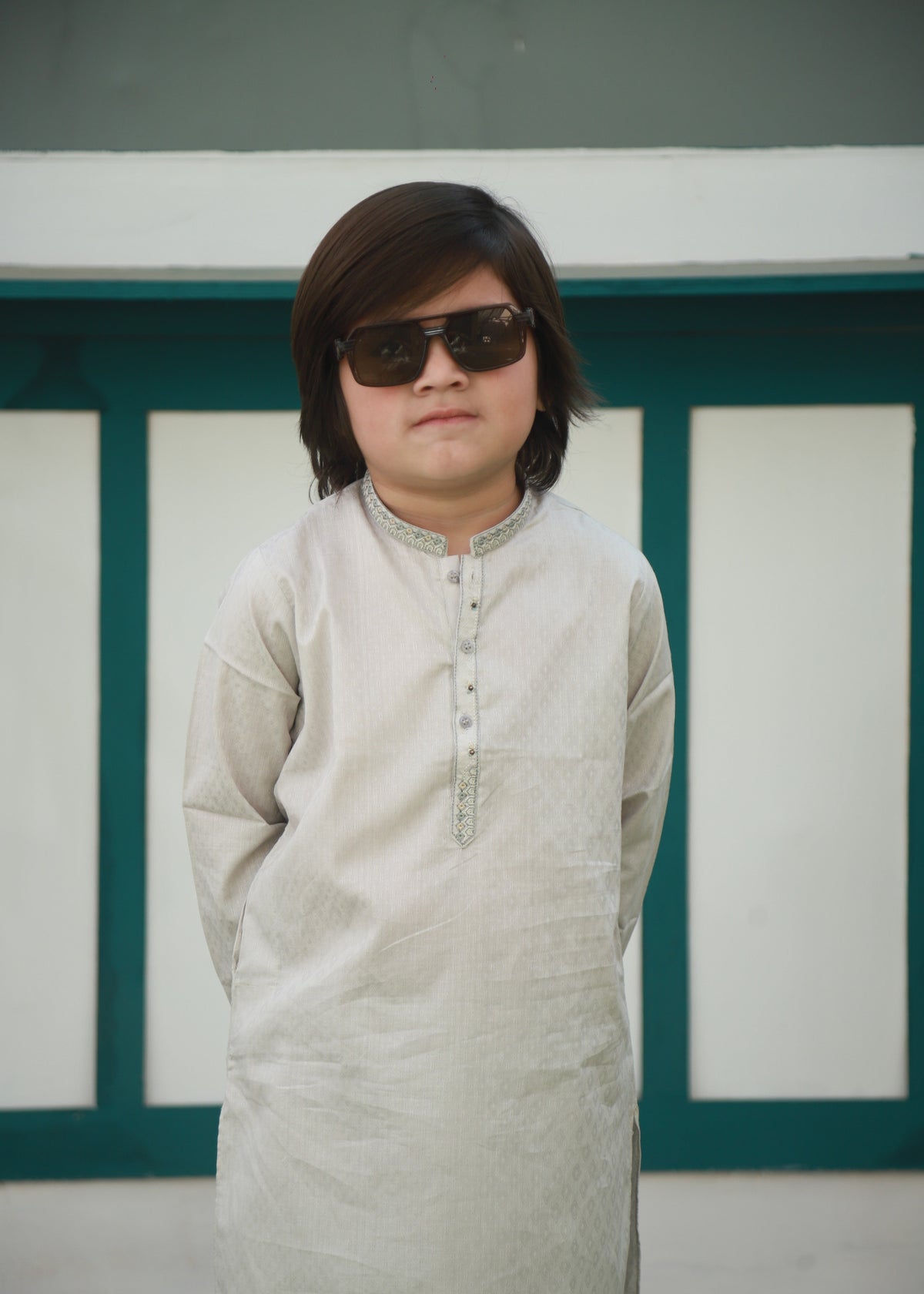 Sage Green Kurta Trouser AH 086