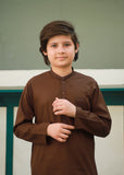 Coffee Brown Kurta Trouser AH 088