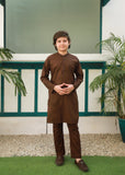 Coffee Brown Kurta Trouser AH 088