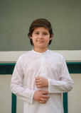 White Kurta Trouser AH 089