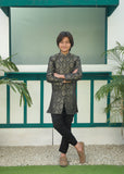 Black And Gold Sherwani S40
