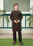 Dark Brown Kurta Trouser AH 091