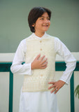 Off White Waistcoat Suit Ahw-049