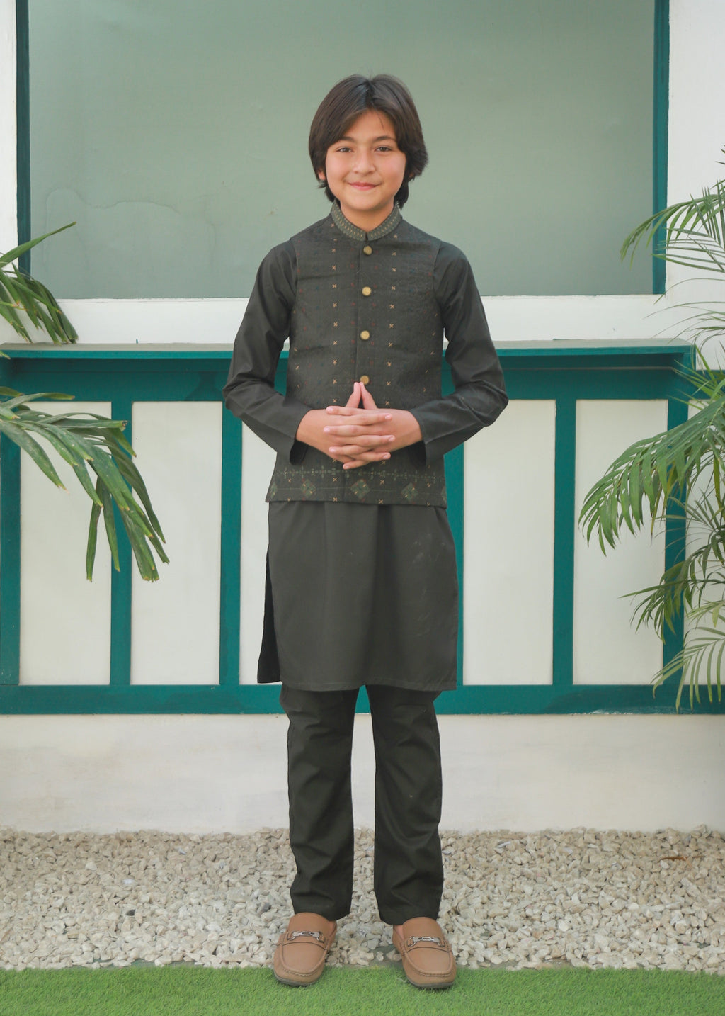 Dim Grey Waistcoat Ahw-048