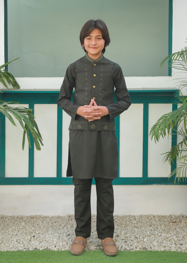 Dim Grey Waistcoat Ahw-048