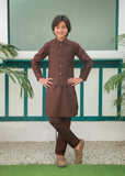 Maple Brown Waistcoat Suit Ahw-045
