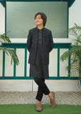 Black Open Prince Coat Suit P39