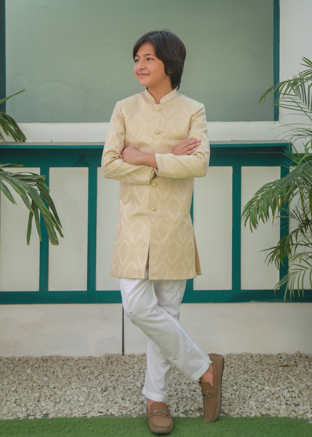 Gold Sherwani S39