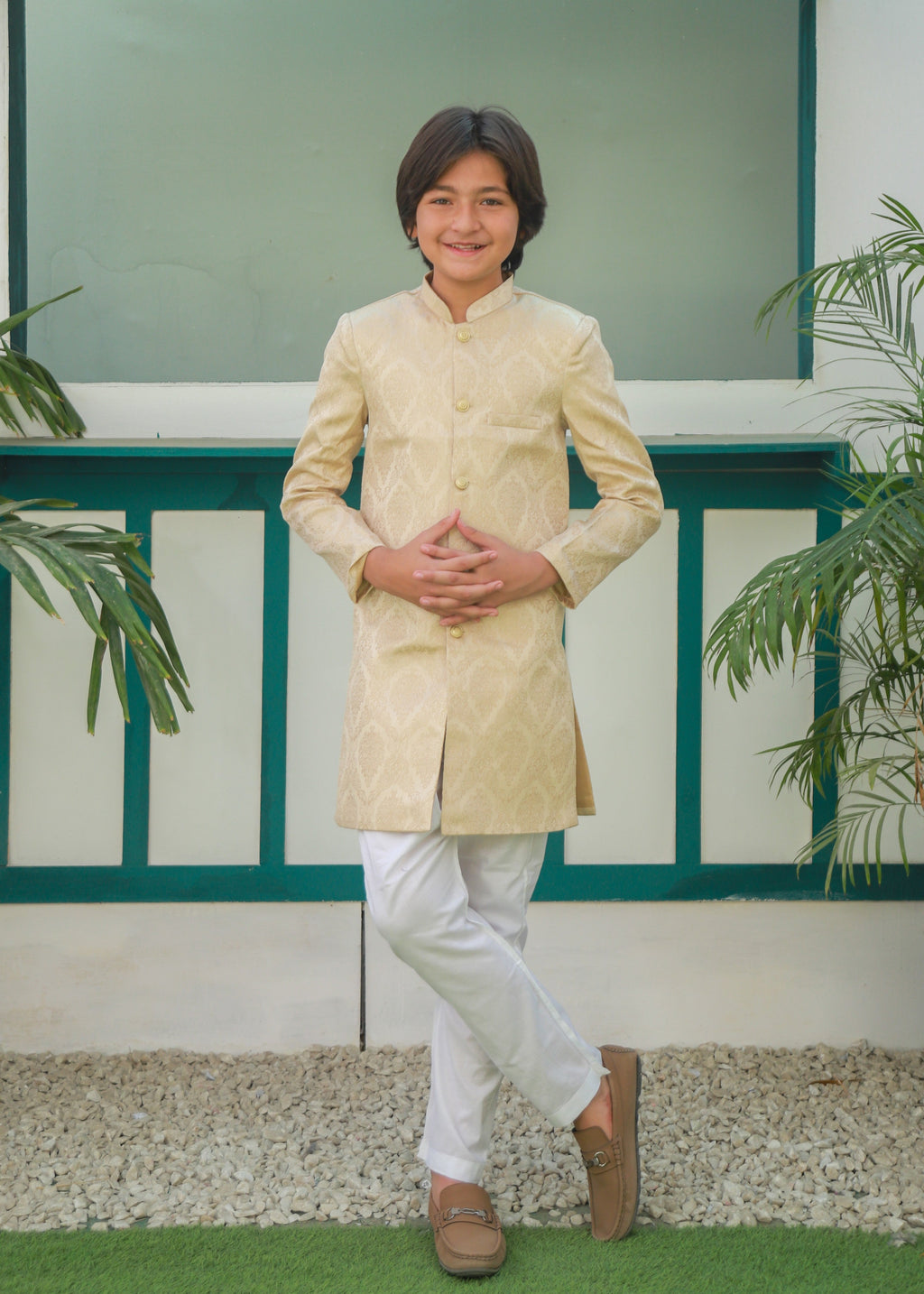 Gold Sherwani S39