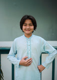 Powder Blue Kurta Trouser AH 094