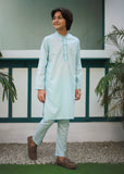 Powder Blue Kurta Trouser AH 094