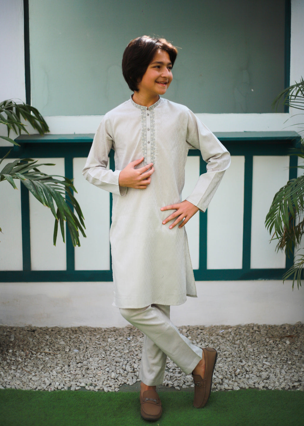 Gainsboro Kurta Trouser AH 095