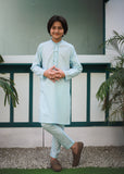 Powder Blue Kurta Trouser AH 094