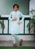 Powder Blue Kurta Trouser AH 094