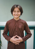 Saddle Brown Kurta Trouser AH 096