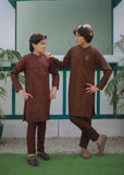 Brown Kurta Trouser AH 097