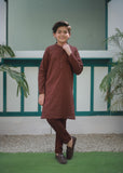 Brown Kurta Trouser AH 097