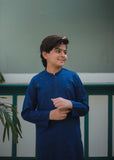 Cobalt Blue Kurta Trouser AH 101