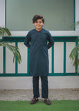 Teal Kurta Trouser AH 105