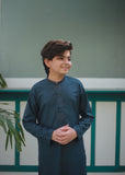 Teal Kurta Trouser AH 105