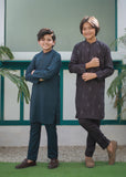 Teal Kurta Trouser AH 105