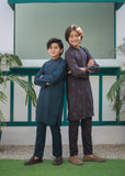 Teal Kurta Trouser AH 105