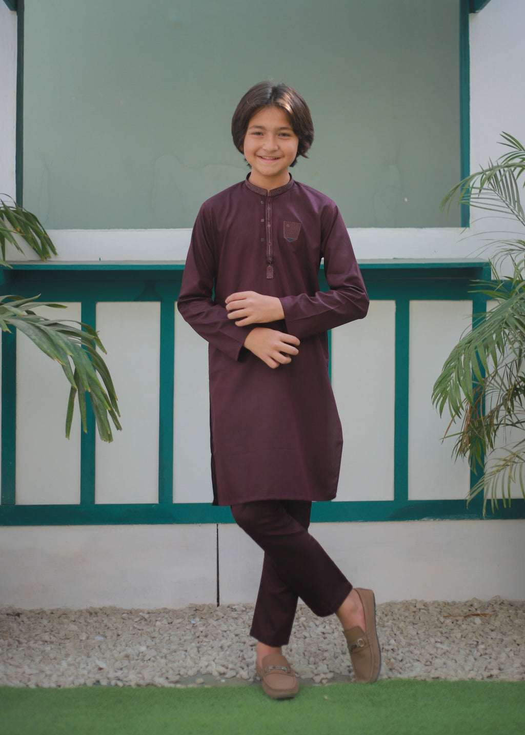 Royal Amethyst Kurta Trouser AH 106