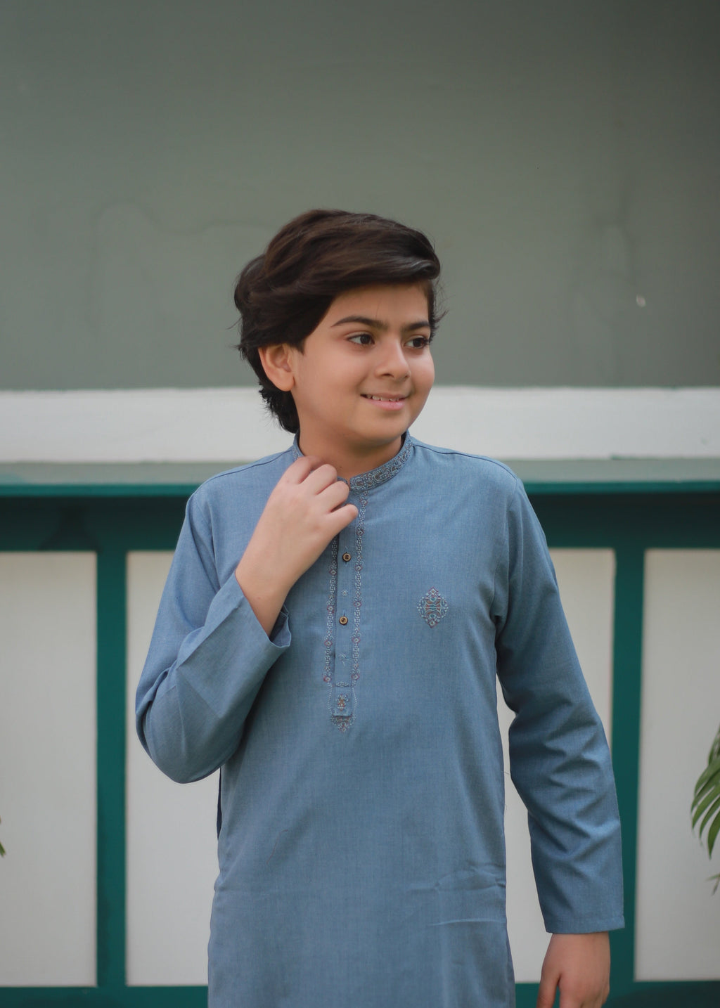Carolina Blue Kurta Trouser AH 113