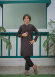 Raven Grey Kurta Trouser AH 098