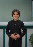 Deep Black Kurta Trouser AH 100