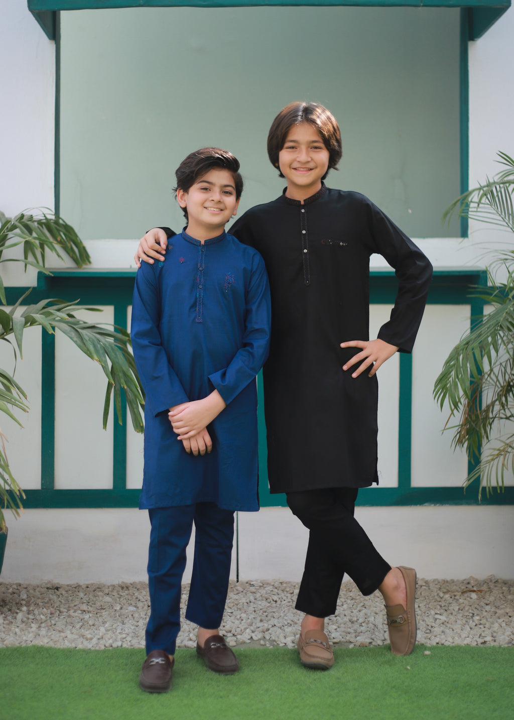 Deep Black Kurta Trouser AH 100