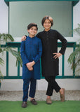 Deep Black Kurta Trouser AH 100
