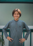 Steel Blue Kurta Trouser AH 102
