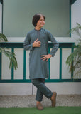 Steel Blue Kurta Trouser AH 102