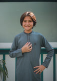 Steel Blue Kurta Trouser AH 102