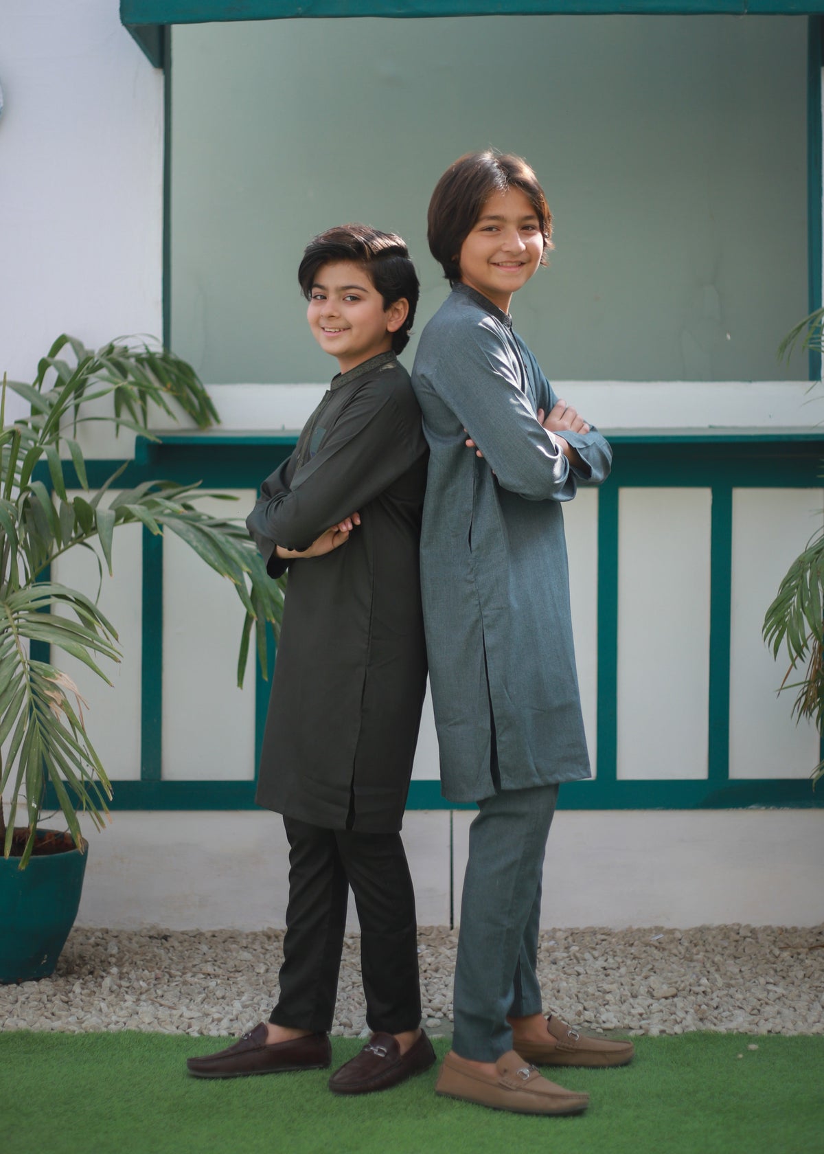 Eucalyptus Green Kurta Trouser AH 103