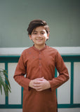 Bronze Orange Kurta Trouser AH 107