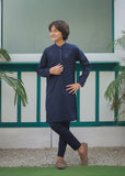 Navy Blue Kurta Trouser AH 108