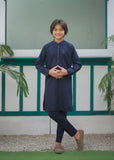 Navy Blue Kurta Trouser AH 108