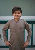 Tan Brown Kurta Trouser AH 111