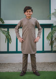 Tan Brown Kurta Trouser AH 111