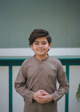 Tan Brown Kurta Trouser AH 111