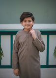 Tan Brown Kurta Trouser AH 111